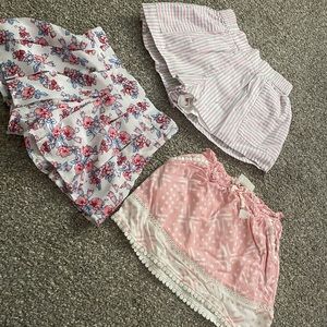 Girls shorts and skirt